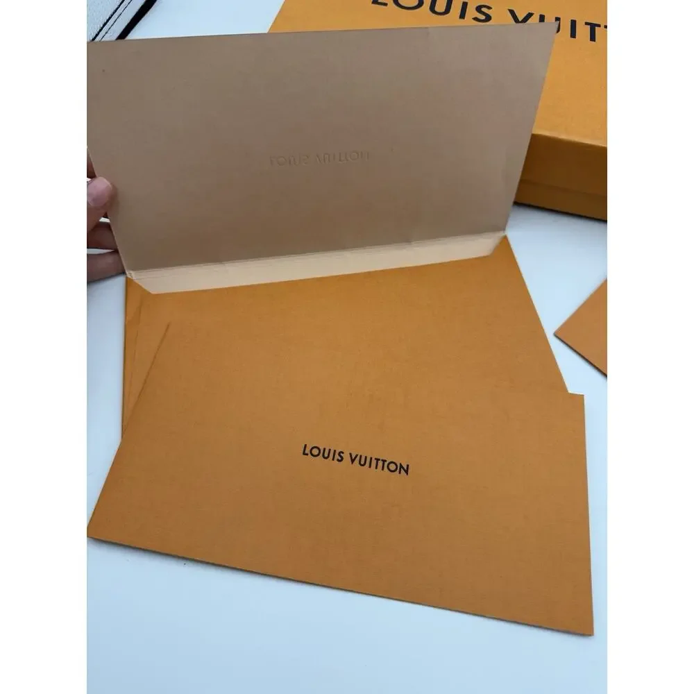 Authentic Louis Vuitton Folding Gift Box & Envelope Sleeves 12x8x2,25